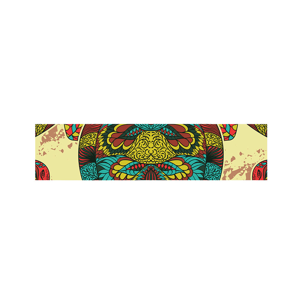Native Bohemian Sea Turtle Print Bed Runner