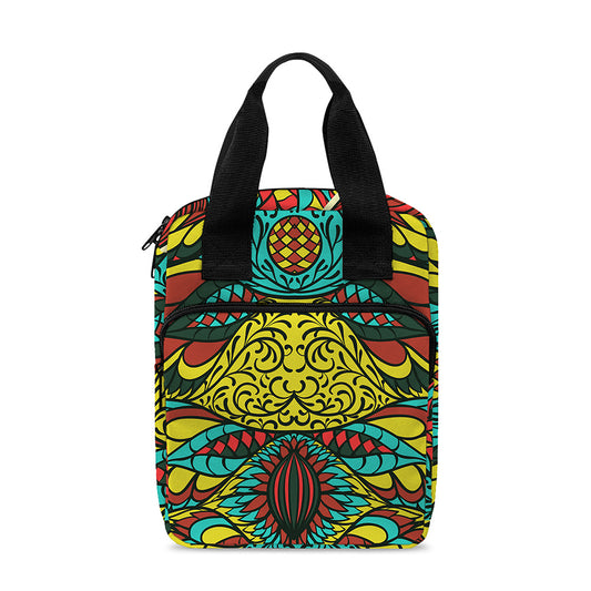 Native Bohemian Sea Turtle Print Bible Tote Bag