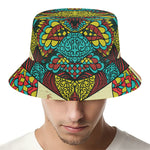 Native Bohemian Sea Turtle Print Bucket Hat