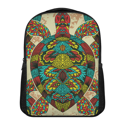 Native Bohemian Sea Turtle Print Casual Backpack