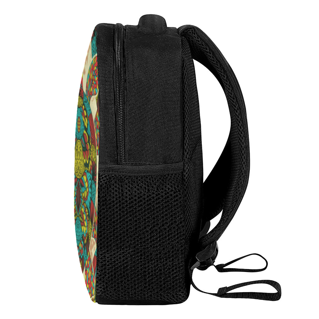 Native Bohemian Sea Turtle Print Casual Backpack
