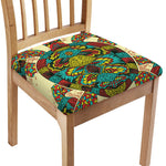 Native Bohemian Sea Turtle Print Chair Cushion Cover