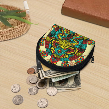 Native Bohemian Sea Turtle Print Coin Purse