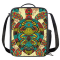 Native Bohemian Sea Turtle Print Crossbody Lunch Bag