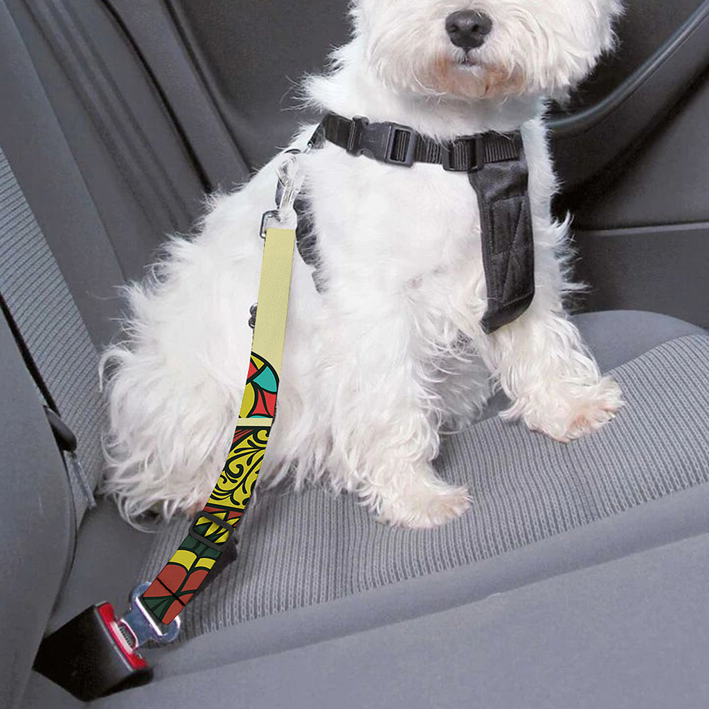 Native Bohemian Sea Turtle Print Dog Seat Belt