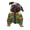 Native Bohemian Sea Turtle Print Dog Zip Up Jacket
