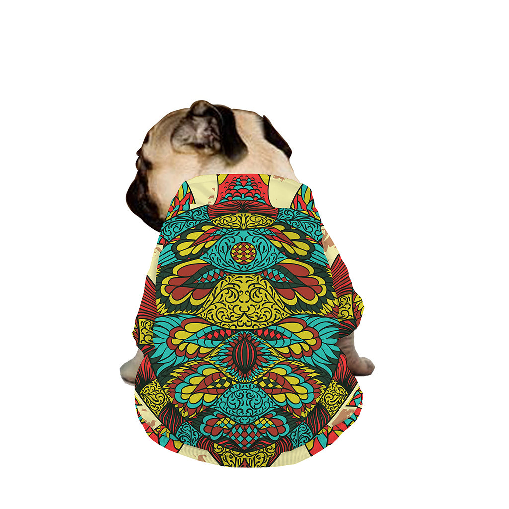 Native Bohemian Sea Turtle Print Dog Zip Up Jacket