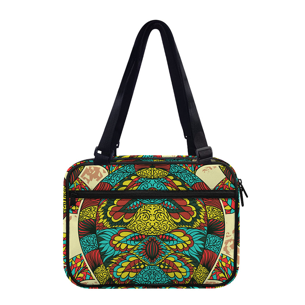 Native Bohemian Sea Turtle Print Double Strap Bible Bag
