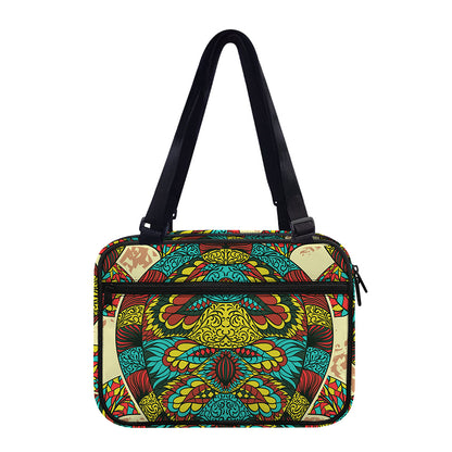 Native Bohemian Sea Turtle Print Double Strap Bible Bag