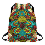 Native Bohemian Sea Turtle Print Drawstring Backpack