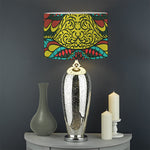 Native Bohemian Sea Turtle Print Drum Lamp Shade