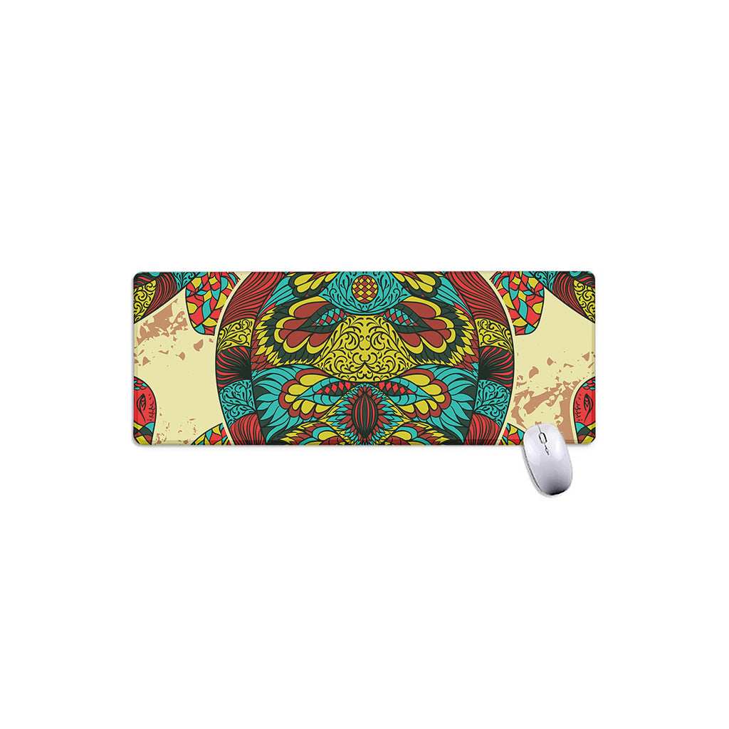 Native Bohemian Sea Turtle Print Extended Mouse Pad