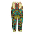 Native Bohemian Sea Turtle Print Fleece Lined Knit Pants