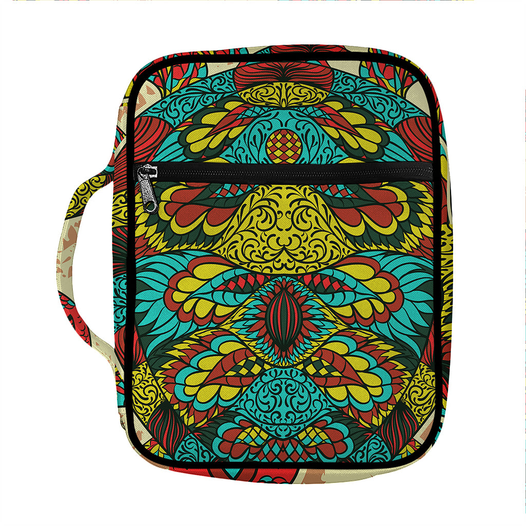 Native Bohemian Sea Turtle Print Front Pocket Bible Bag