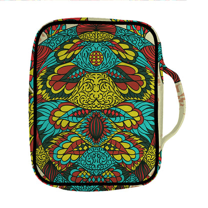 Native Bohemian Sea Turtle Print Front Pocket Bible Bag