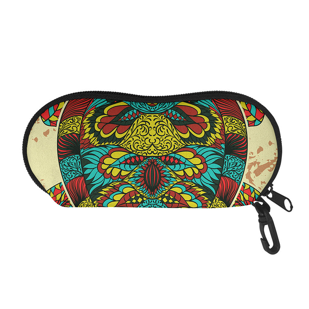 Native Bohemian Sea Turtle Print Glasses Case