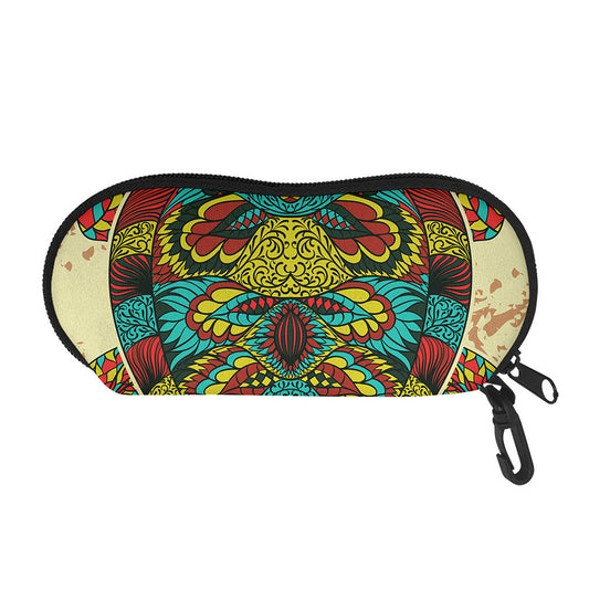 Native Bohemian Sea Turtle Print Glasses Case