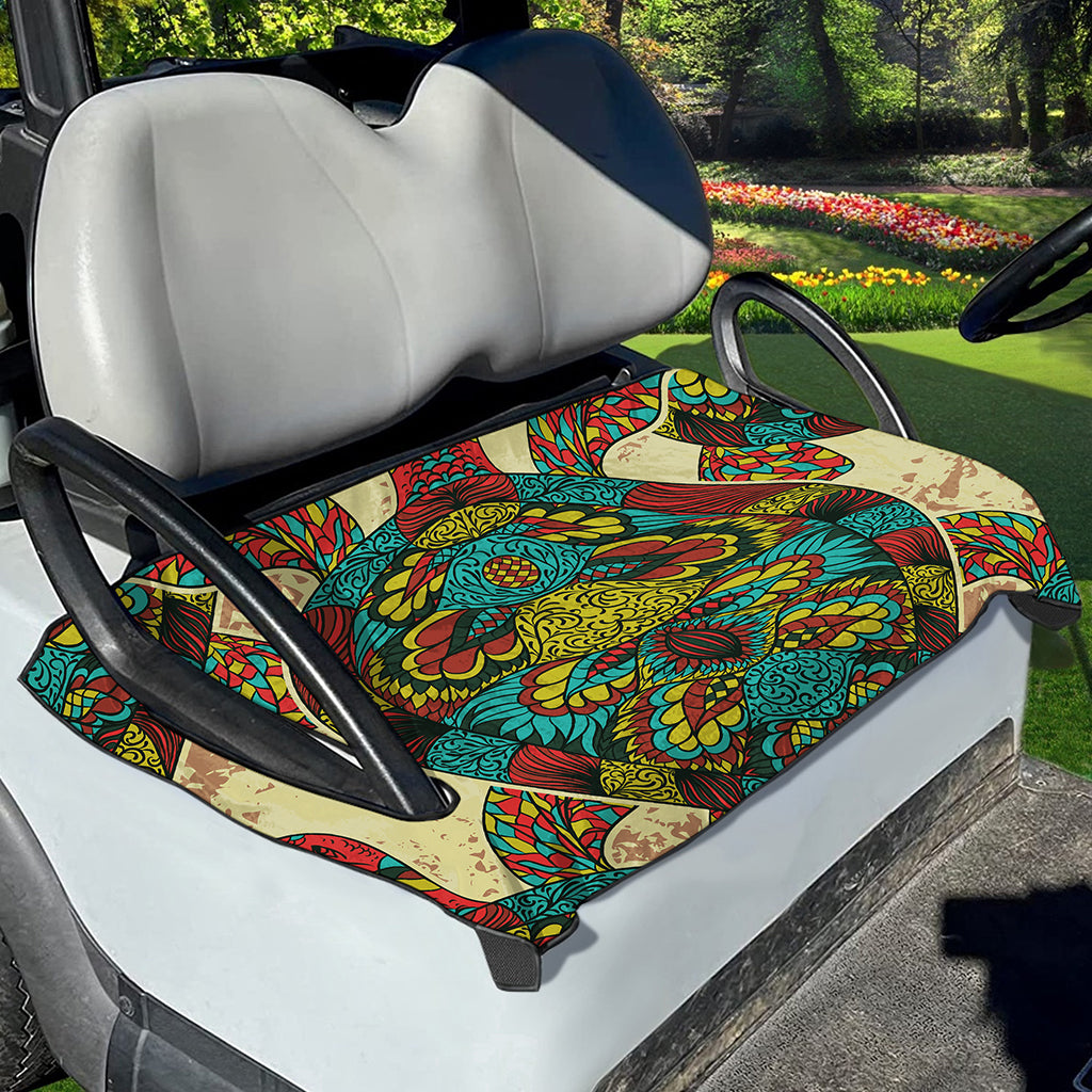 Native Bohemian Sea Turtle Print Golf Cart Seat Cover
