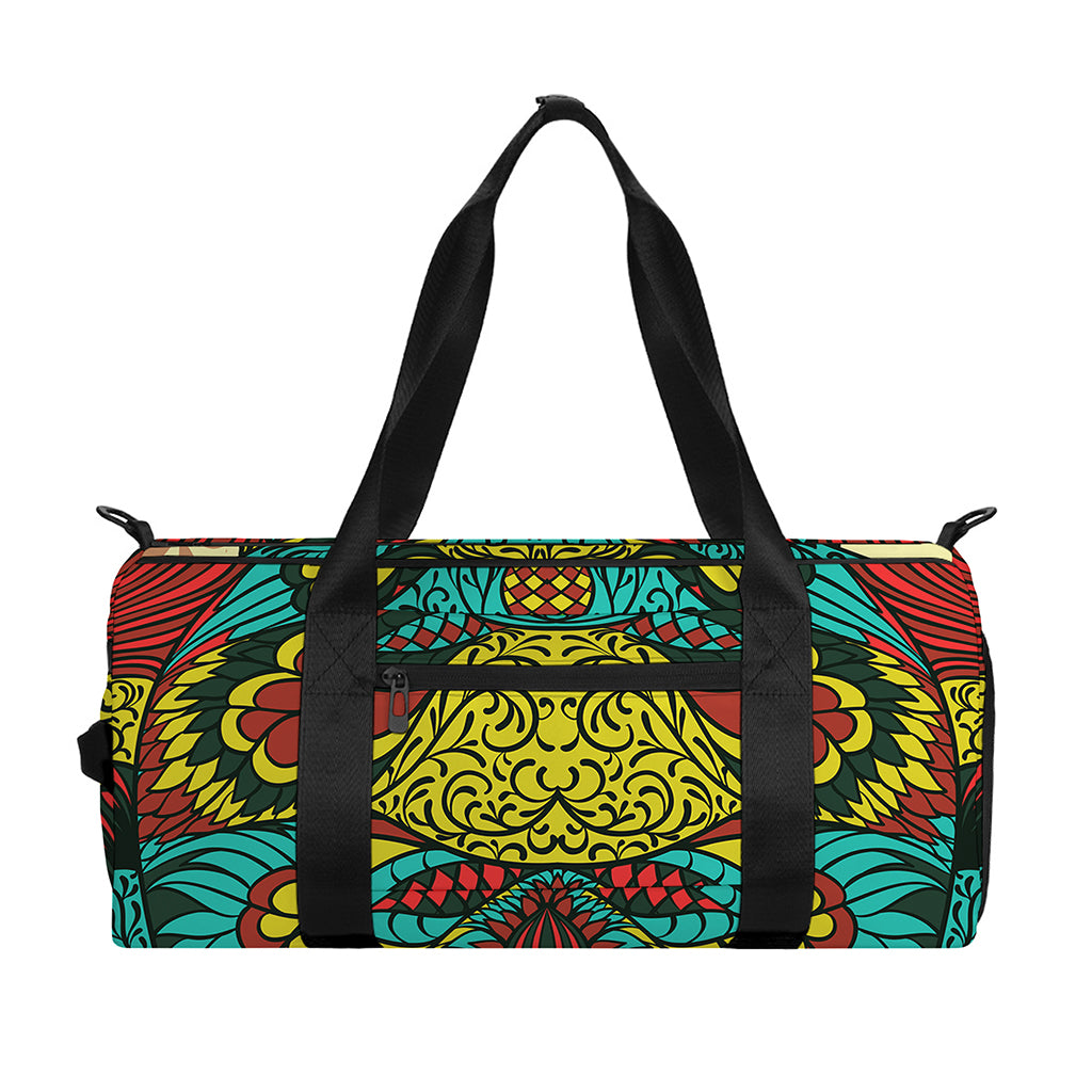 Native Bohemian Sea Turtle Print Gym Bag