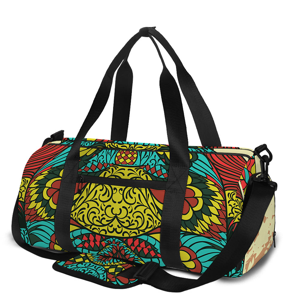 Native Bohemian Sea Turtle Print Gym Bag