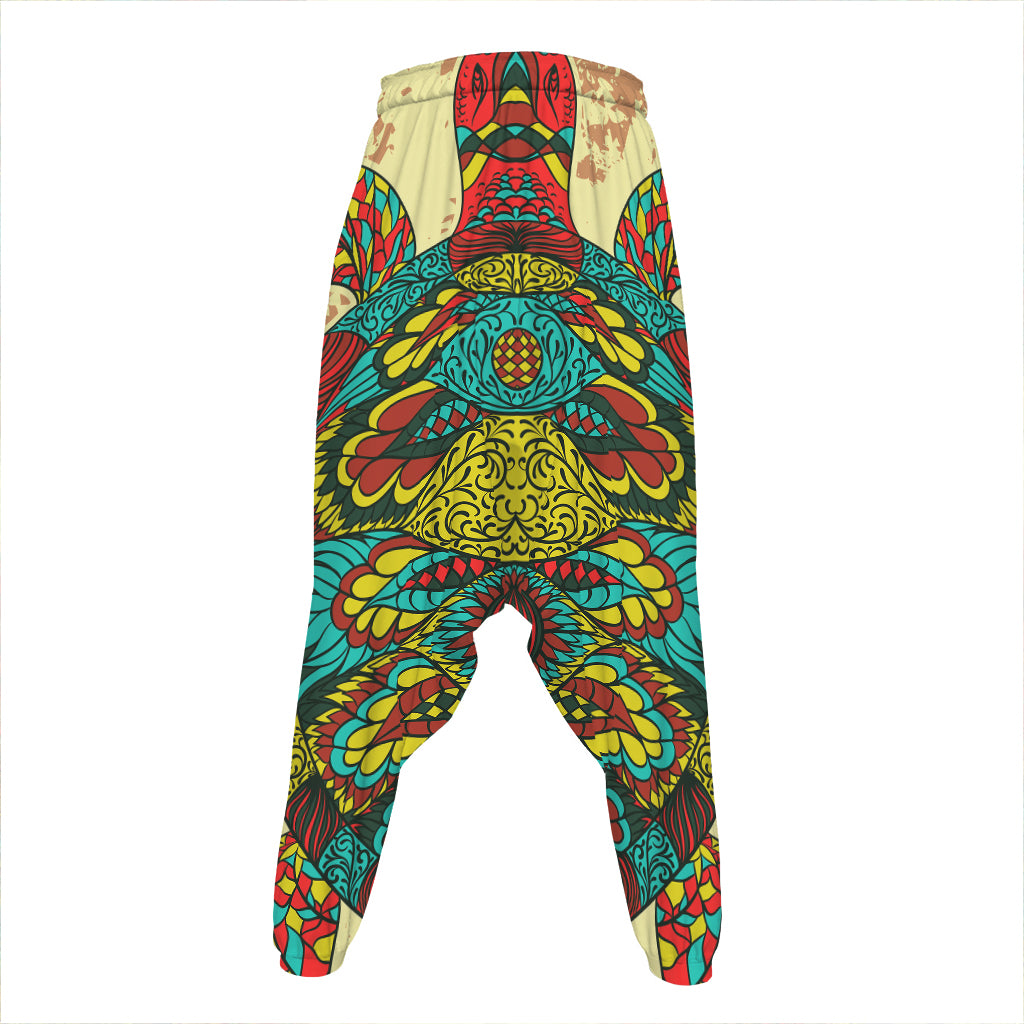 Native Bohemian Sea Turtle Print Hammer Pants