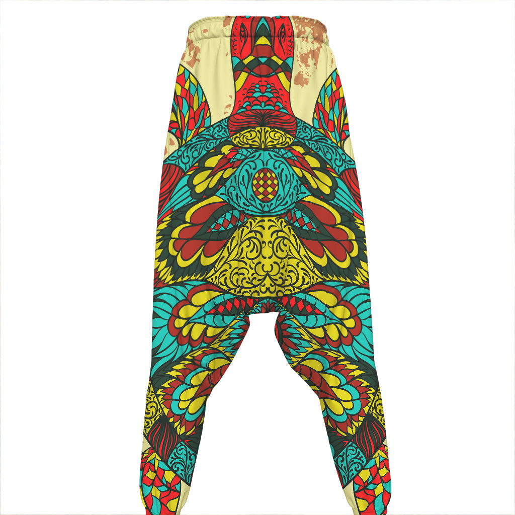 Native Bohemian Sea Turtle Print Hammer Pants