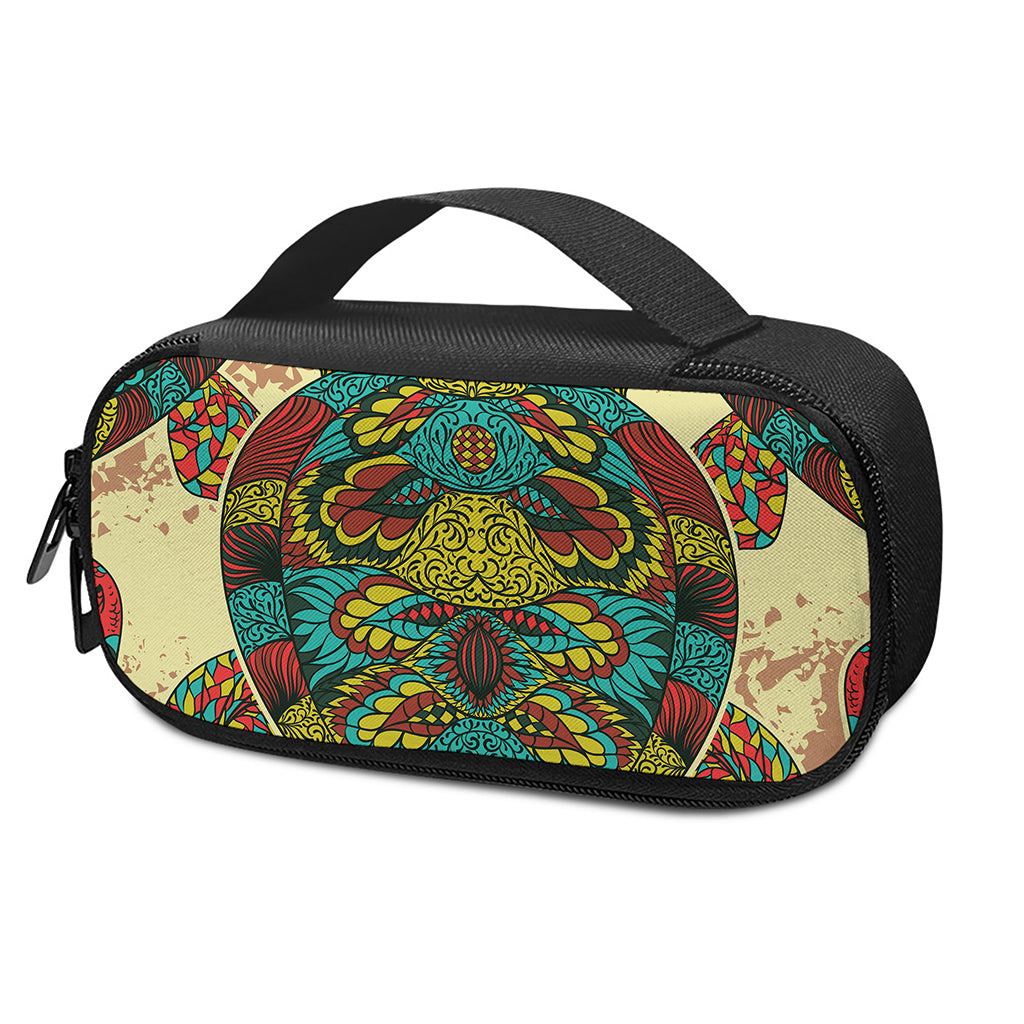 Native Bohemian Sea Turtle Print Insulin Cooler Travel Case