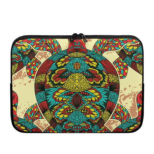 Native Bohemian Sea Turtle Print Laptop Sleeve