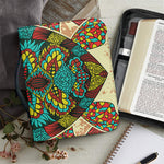Native Bohemian Sea Turtle Print Leather Bible Cover