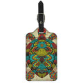 Native Bohemian Sea Turtle Print Luggage Tag