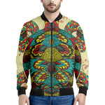 Native Bohemian Sea Turtle Print Men's Bomber Jacket