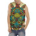 Native Bohemian Sea Turtle Print Men's Fitness Tank Top