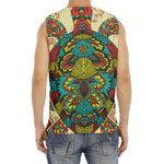 Native Bohemian Sea Turtle Print Men's Fitness Tank Top