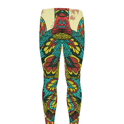 Native Bohemian Sea Turtle Print Men's leggings