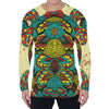 Native Bohemian Sea Turtle Print Men's Long Sleeve T-Shirt