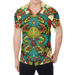 Native Bohemian Sea Turtle Print Men's Shirt