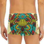 Native Bohemian Sea Turtle Print Men's Short Boxer Briefs