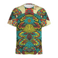 Native Bohemian Sea Turtle Print Men's Athletic T-Shirt