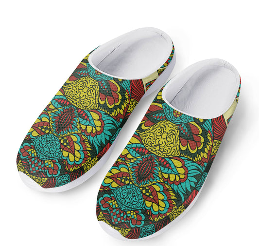 Native Bohemian Sea Turtle Print Mesh Casual Shoes