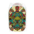 Native Bohemian Sea Turtle Print Mesh Laundry Hamper