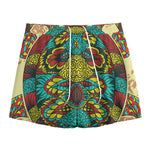 Native Bohemian Sea Turtle Print Mesh Shorts