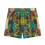 Native Bohemian Sea Turtle Print Mesh Shorts