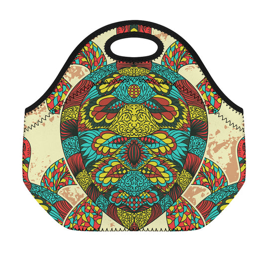 Native Bohemian Sea Turtle Print Neoprene Lunch Bag