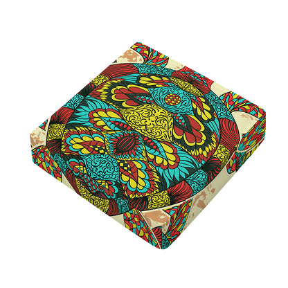 Native Bohemian Sea Turtle Print Outdoor Seat Cushion Cover