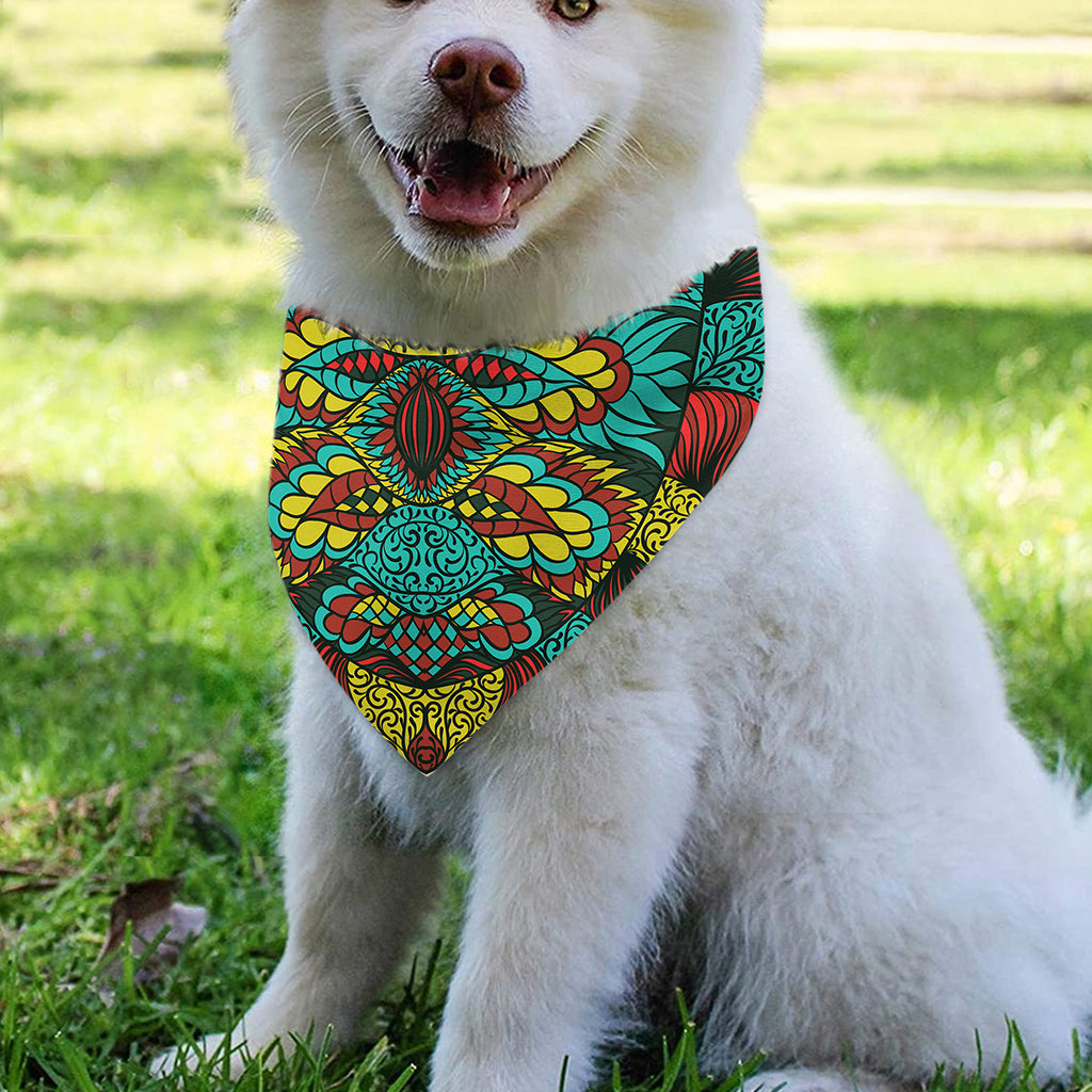 Native Bohemian Sea Turtle Print Over The Collar Dog Bandana