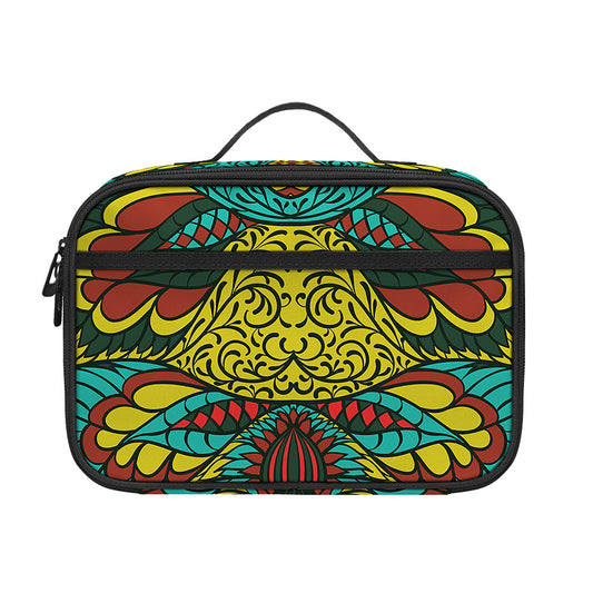 Native Bohemian Sea Turtle Print Portable Lunch Bag