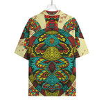 Native Bohemian Sea Turtle Print Rayon Hawaiian Shirt