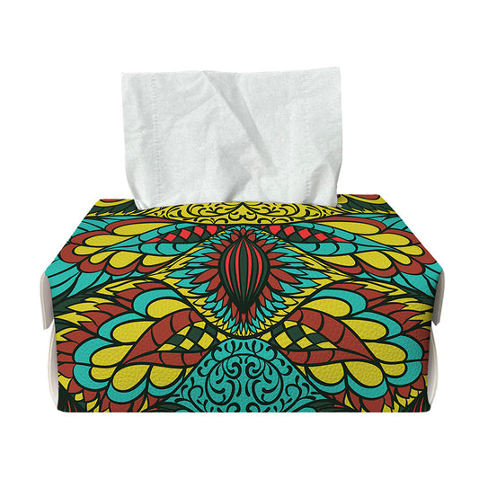 Native Bohemian Sea Turtle Print Rectangle Tissue Box Cover