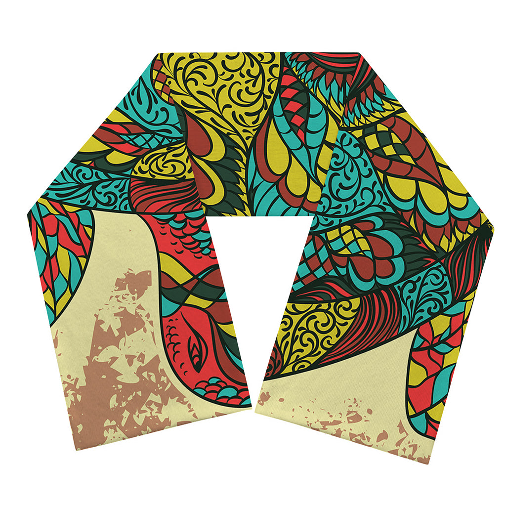 Native Bohemian Sea Turtle Print Scarf
