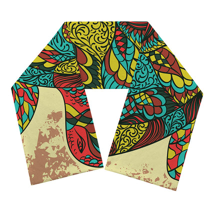 Native Bohemian Sea Turtle Print Scarf